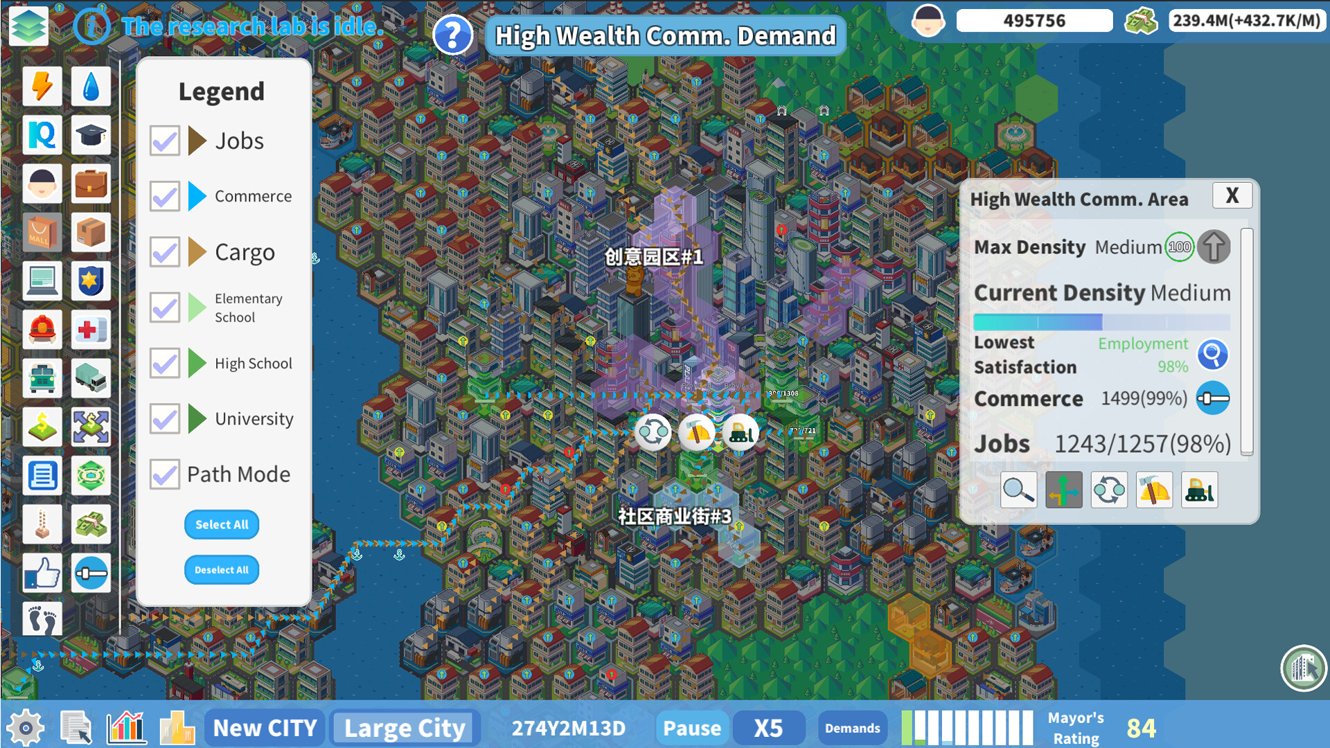 #3. Skyline Urban Story (Steam) Av: PandaUpStudio