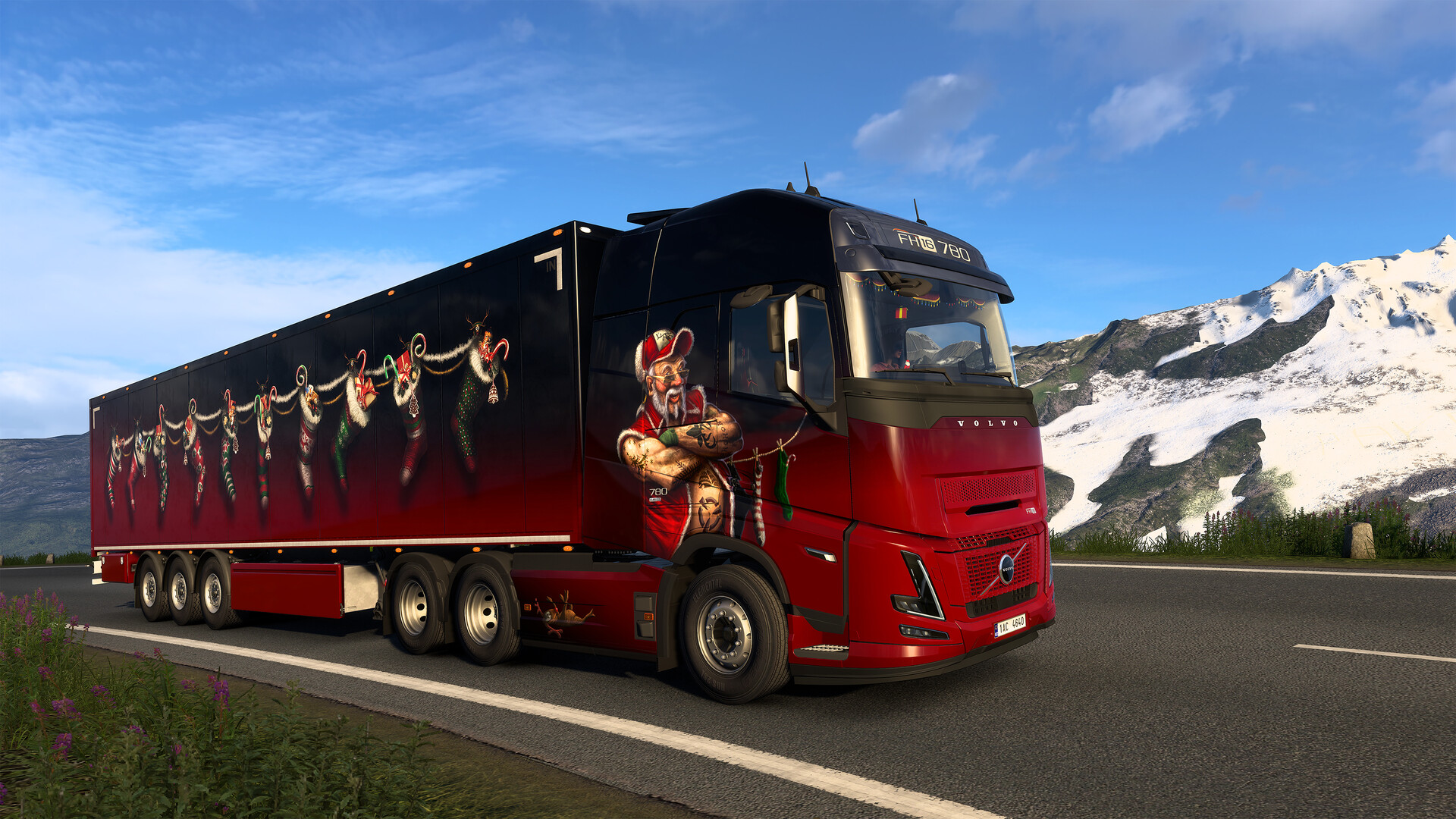 Euro Truck Simulator 2 - Christmas Paint Jobs Pack Featured Screenshot #1