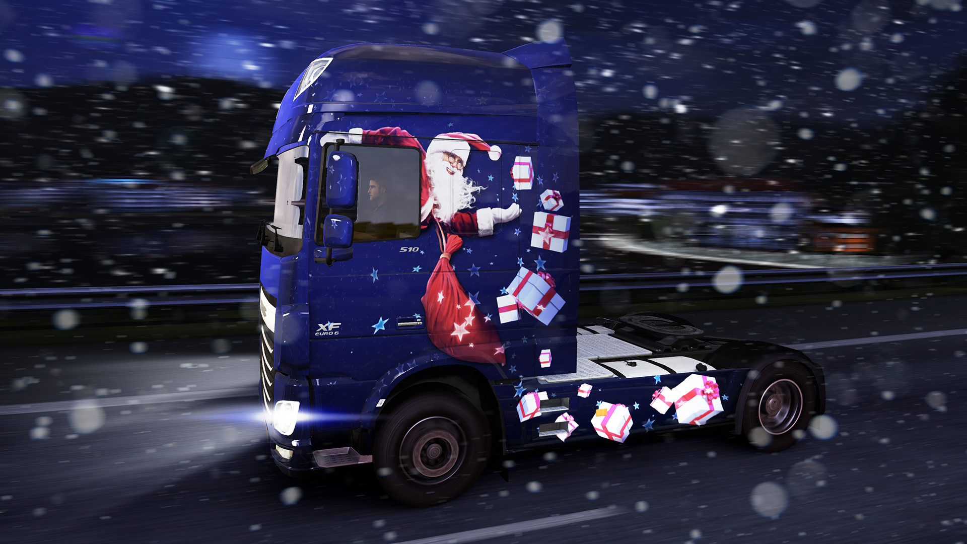 Euro Truck Simulator 2 - Christmas Paint Jobs Pack Featured Screenshot #1