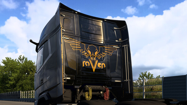 Screenshot z Euro Truck Simulator 2 - Raven Truck Design Pack