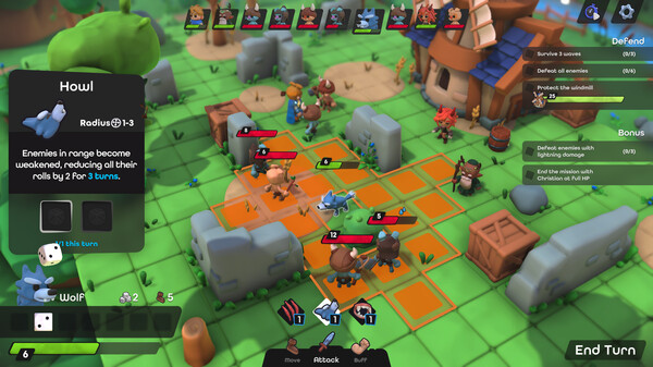 Скриншот из Dobbel Dungeon Demo