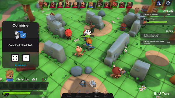 Скриншот из Dobbel Dungeon Demo