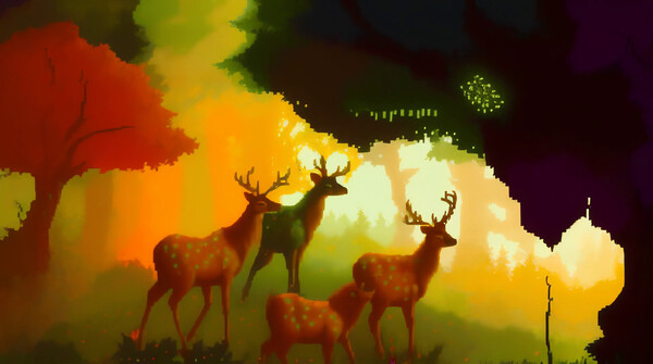 AI-VJ - Magic Forest Visuals