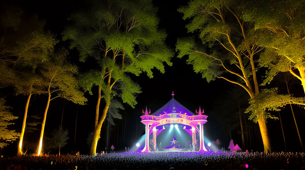 AI-VJ - Magic Forest Visuals