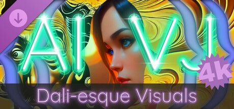 AI-VJ - Dali-esque 4k Visuals banner image