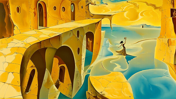 AI-VJ - Dali-esque 4k Visuals