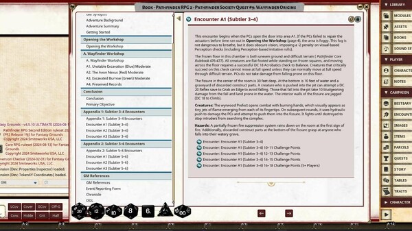 Fantasy Grounds - Pathfinder RPG 2 - Pathfinder Society Quest #9: Wayfinder Origins