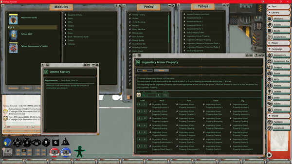 Fantasy Grounds - Fallout: The Roleplaying Game Wanderers Guide Book