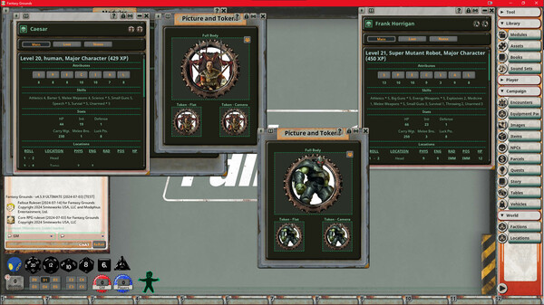 Fantasy Grounds - Fallout: The Roleplaying Game Wanderers Guide Book