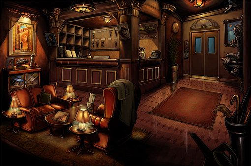 Screenshot of Nancy Drew® Dossier: Lights, Camera, Curses! gameplay showing in-action mechanics