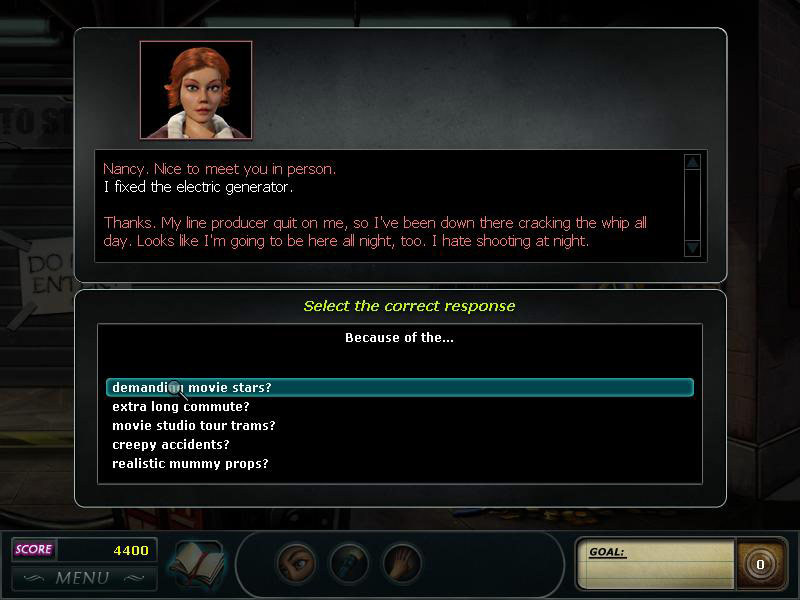 Nancy Drew® Dossier: Lights, Camera, Curses! – Screenshot 5