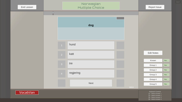 VocabVan - Norwegian