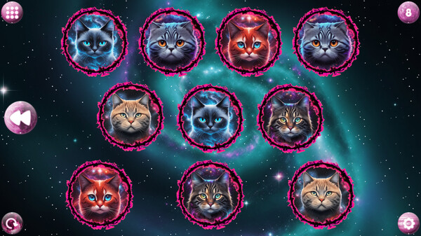 Скриншот из Space Memory: Cats