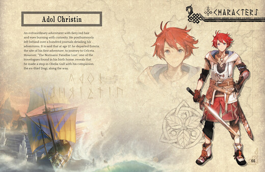 Ys X: Nordics - Art Book