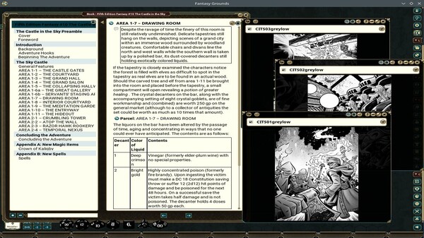 Fantasy Grounds - Fifth Edition Fantasy #10 The Castle in the Sky