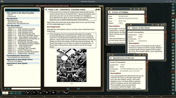 Fantasy Grounds - Fifth Edition Fantasy #10 The Castle in the Sky