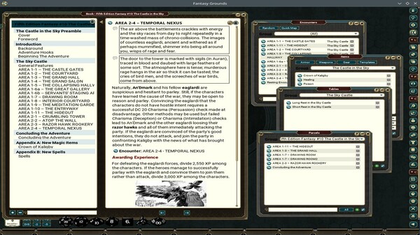 Fantasy Grounds - Fifth Edition Fantasy #10 The Castle in the Sky