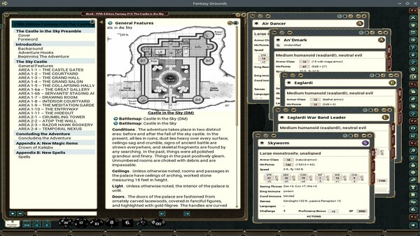 Fantasy Grounds - Fifth Edition Fantasy #10 The Castle in the Sky