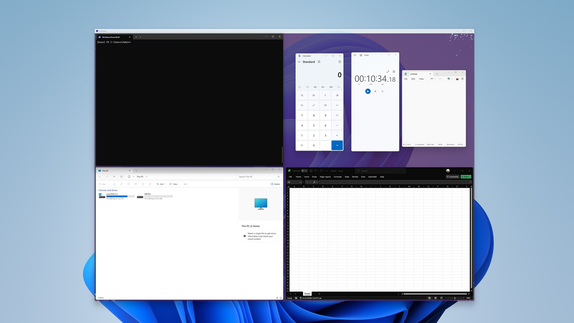 Uniframe screenshot 1