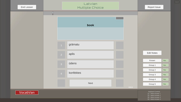 VocabVan - Latvian