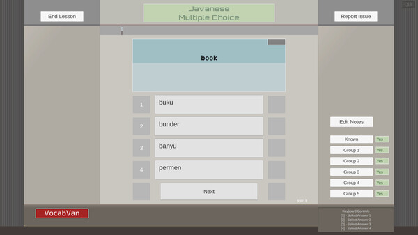 VocabVan - Javanese