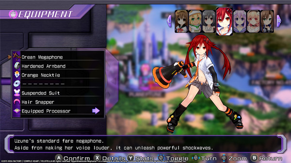 Hyperdimension Neptunia Re;Birth1 Uzume Battle Entry