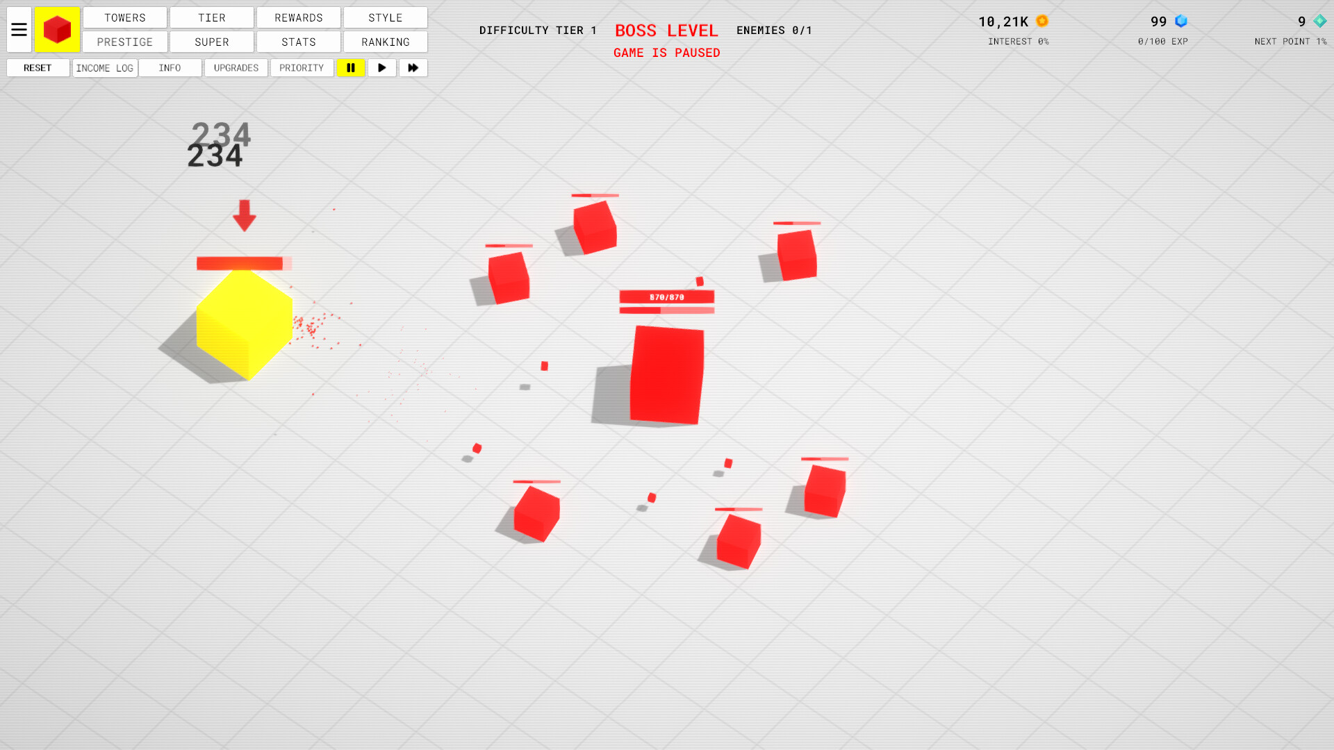 #9. Idle Towers (Steam) Podle: MEDIUM QUALITY GAMES