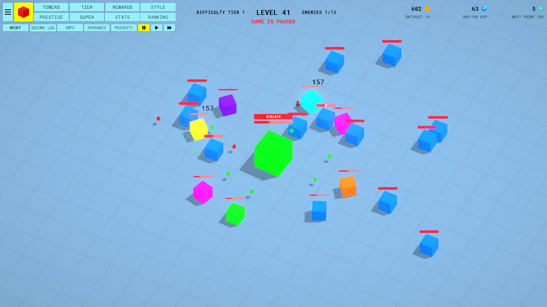 #6. Idle Towers (Steam) Podle: MEDIUM QUALITY GAMES