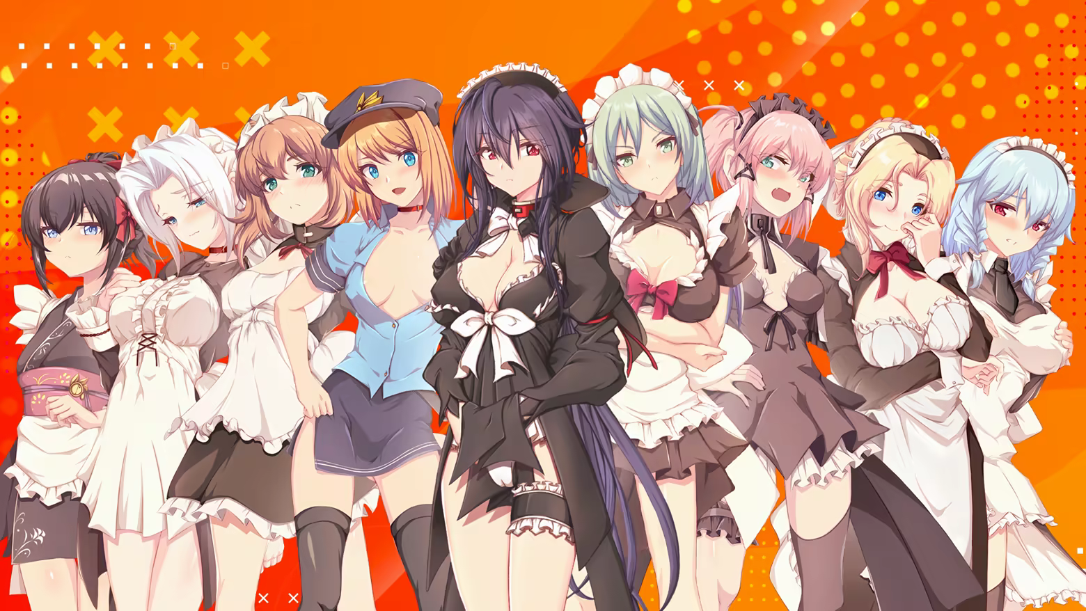 Иллюстрация из описания игры Spy Mission: My Girlfriend, the Old Noble’s Maid