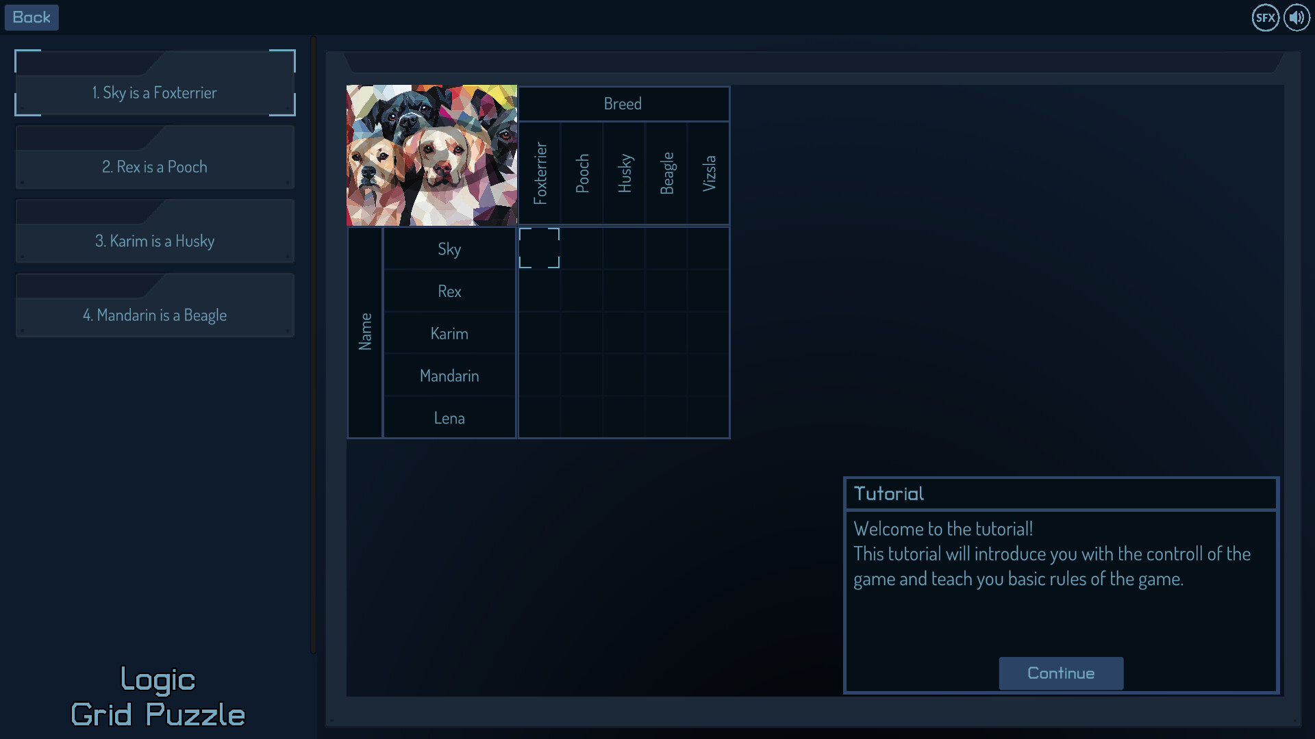 Logic Grid Puzzle screenshot #6