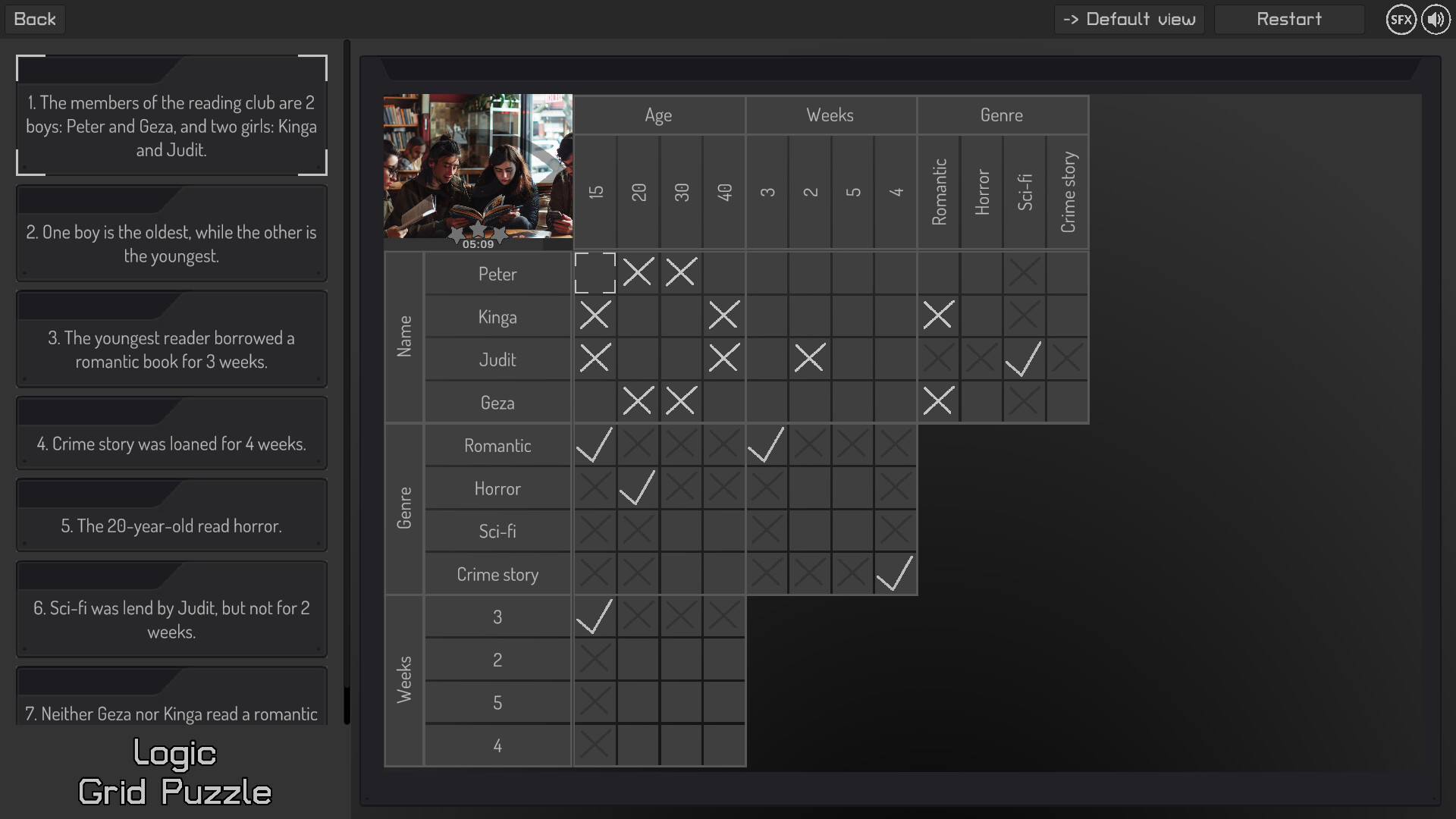 Logic Grid Puzzle screenshot #15