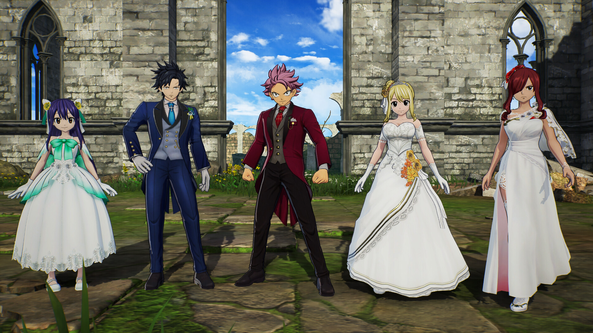 FAIRY TAIL 2 - Special Outfit Set "Happy Wedding" Featured Screenshot #1