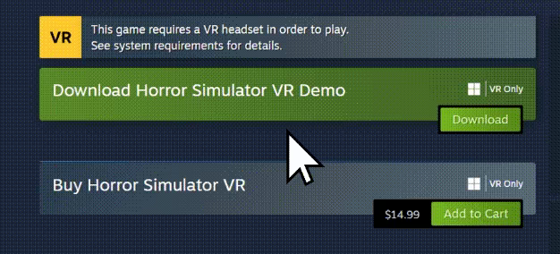 Horror Simulator VR: Prologue video 2