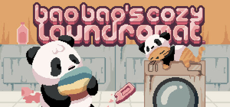 Bao Bao's Cozy Laundromat Steam Banner