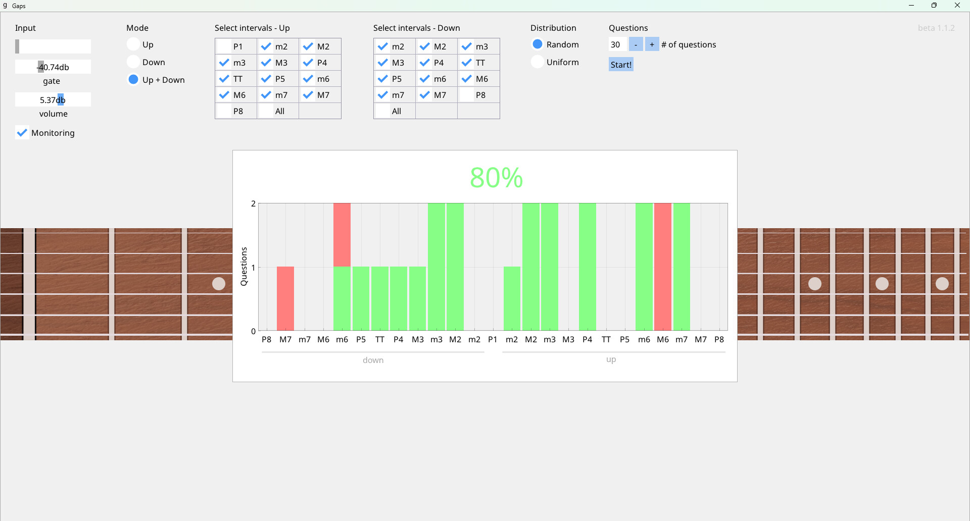 Gaps: Guitar Ear Training screenshot 3