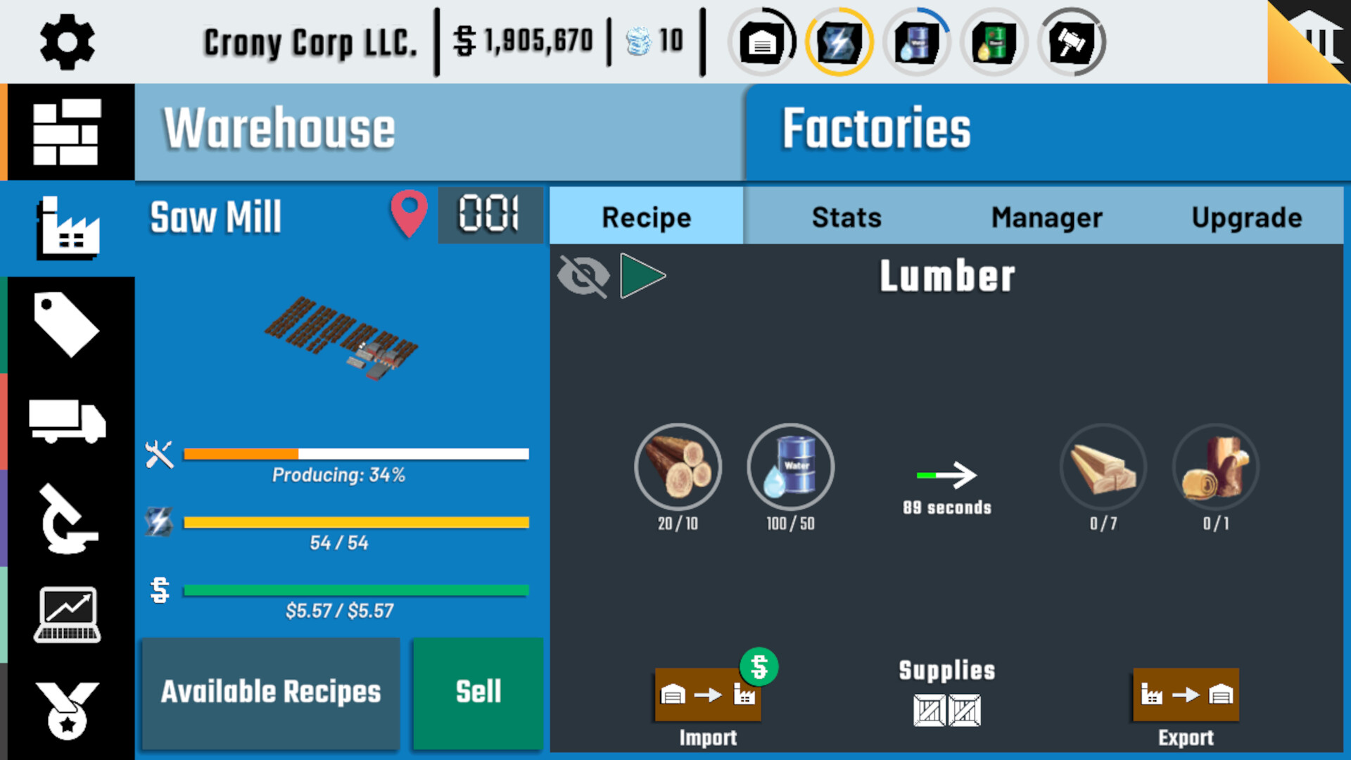 Crony Corp screenshot #6