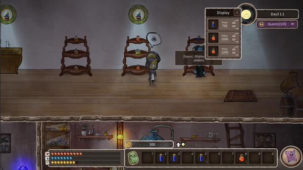 Скриншот из Jini's Potion Shop DEMO