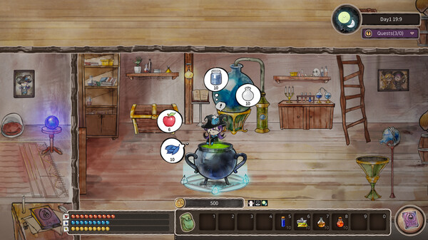 Скриншот из Jini's Potion Shop DEMO