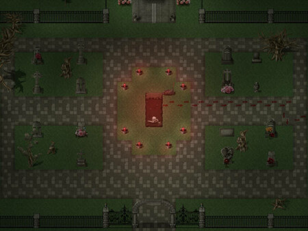 RPG Maker MZ - KR Peaceful Rest Graveyard Tileset