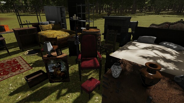 GameGuru MAX Horror Mini Kit - Old Furniture screenshot 4