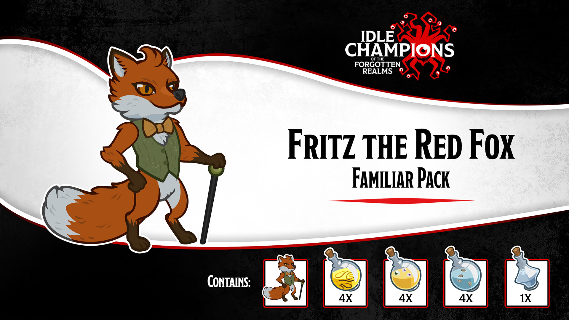 Idle Champions - Fritz the Red Fox Familiar Pack Featured Screenshot #1