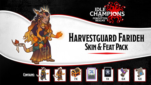 Idle Champions - Harvestguard Farideh Skin & Feat Pack