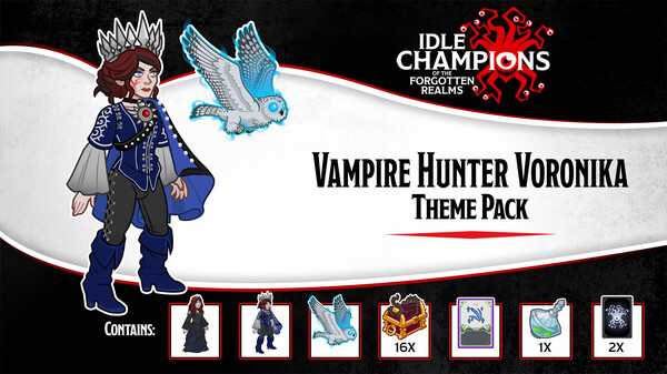 Idle Champions - Vampire Hunter Voronika Theme Pack