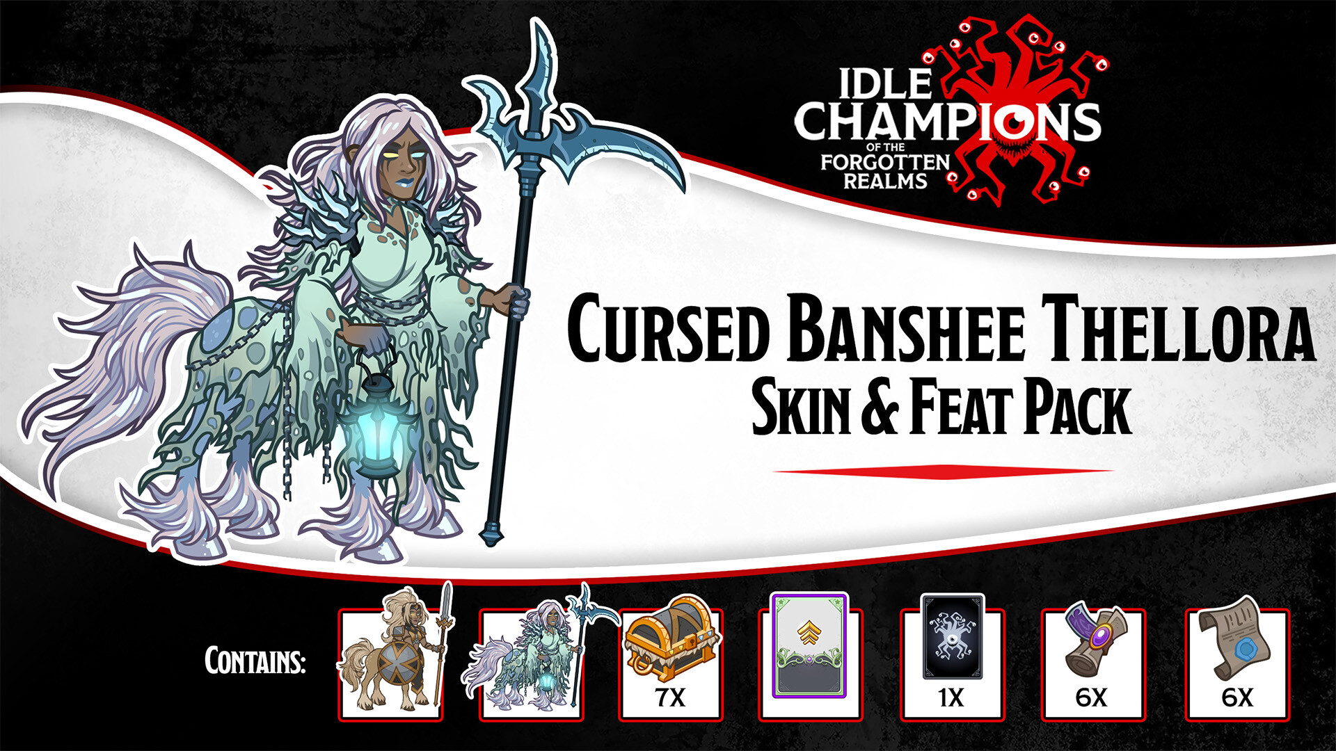 Idle Champions - Cursed Banshee Thellora Skin & Feat Pack Featured Screenshot #1