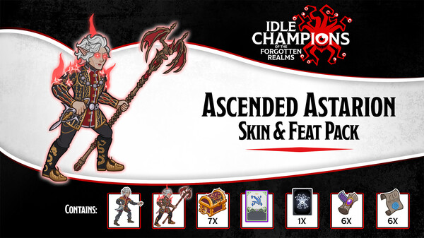 Idle Champions - Ascended Astarion Skin & Feat Pack
