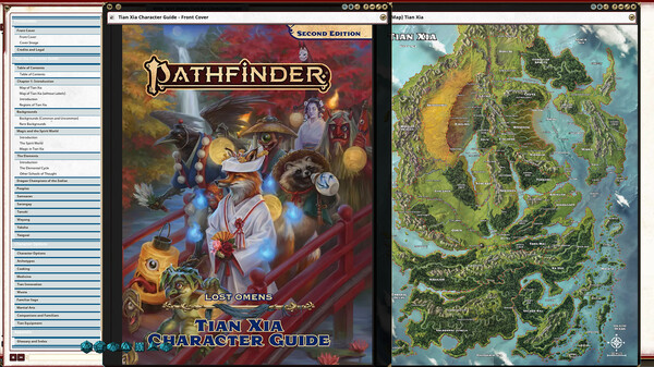 Fantasy Grounds - Pathfinder 2 RPG - Lost Omens: Tian Xia Character Guide