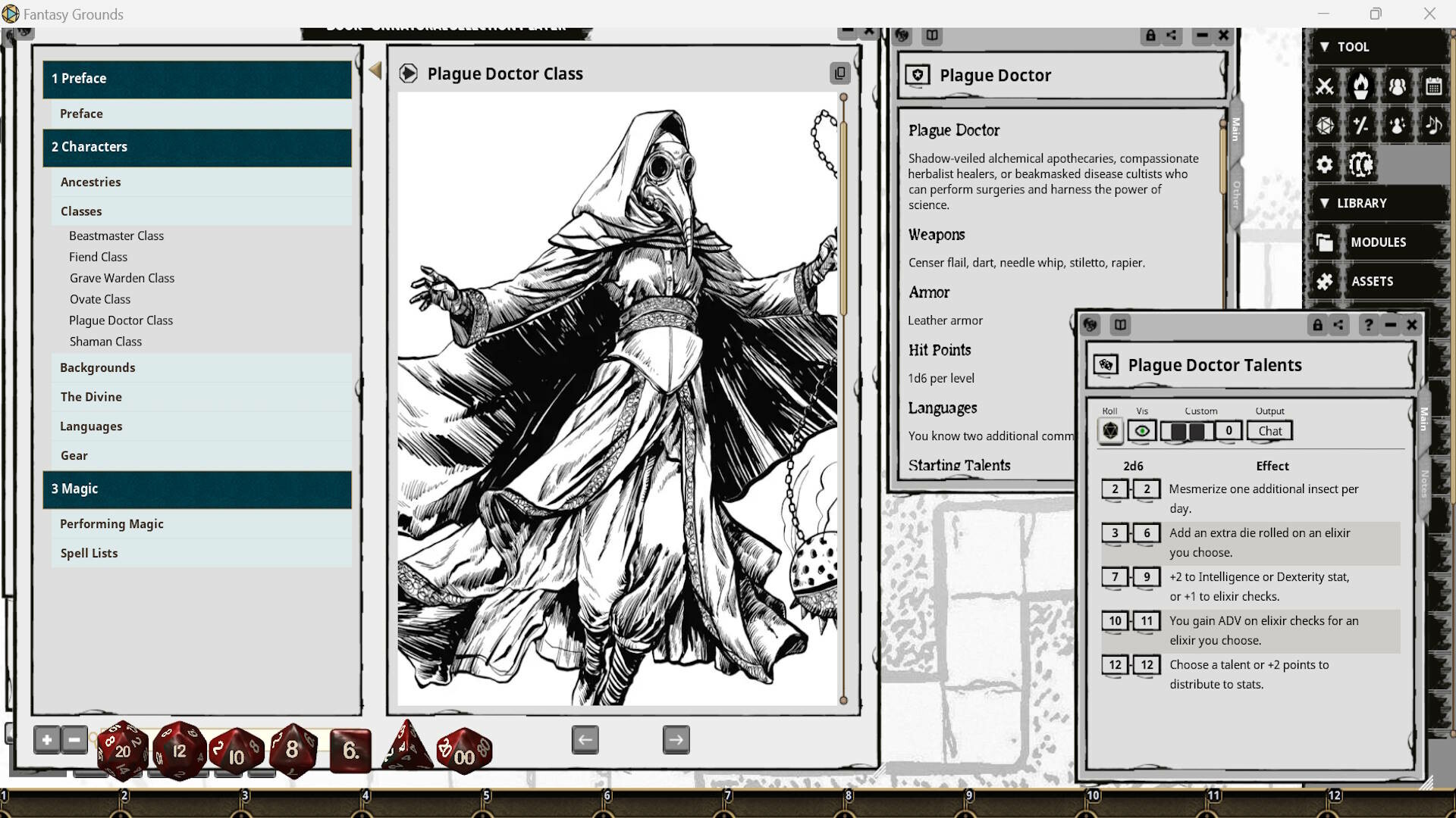 Fantasy Grounds - Unnatural Selection: The Untamed and the Underworld screenshot 1