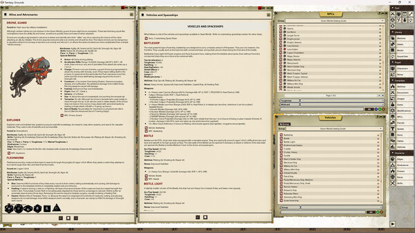 Fantasy Grounds - Seven Worlds Setting Guide (SWADE)