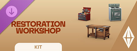 The Sims™ 4 Restoration Workshop Kit cover art