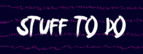 Stuff to do cover art